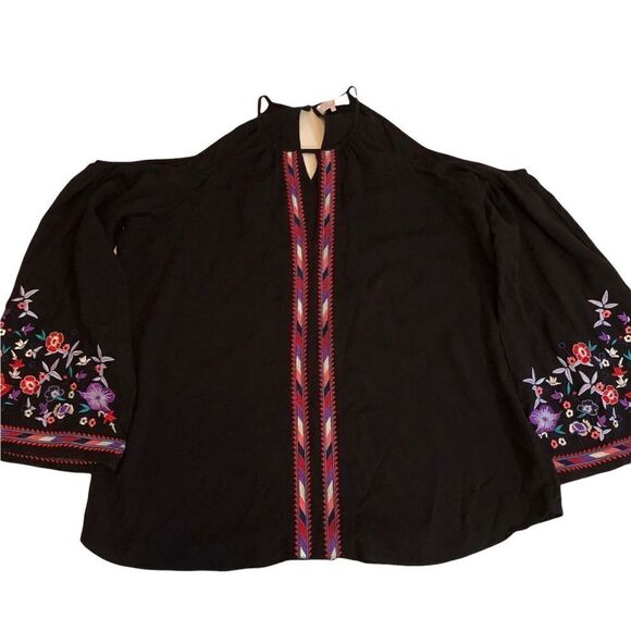 Parker Adelise Embroidered Cold Shoulder Top - Picture 5 of 16